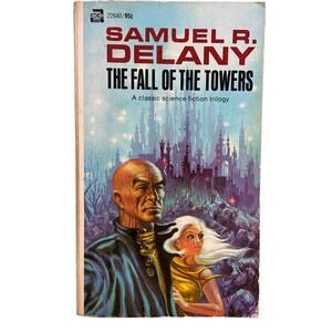 Samuel R. Delany The Fall of the towers Trilogy 1960s  Sci-fi ace book vintage